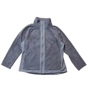 North Face Flurry Fleece Sherpa Zip Up Sweater Size XXL